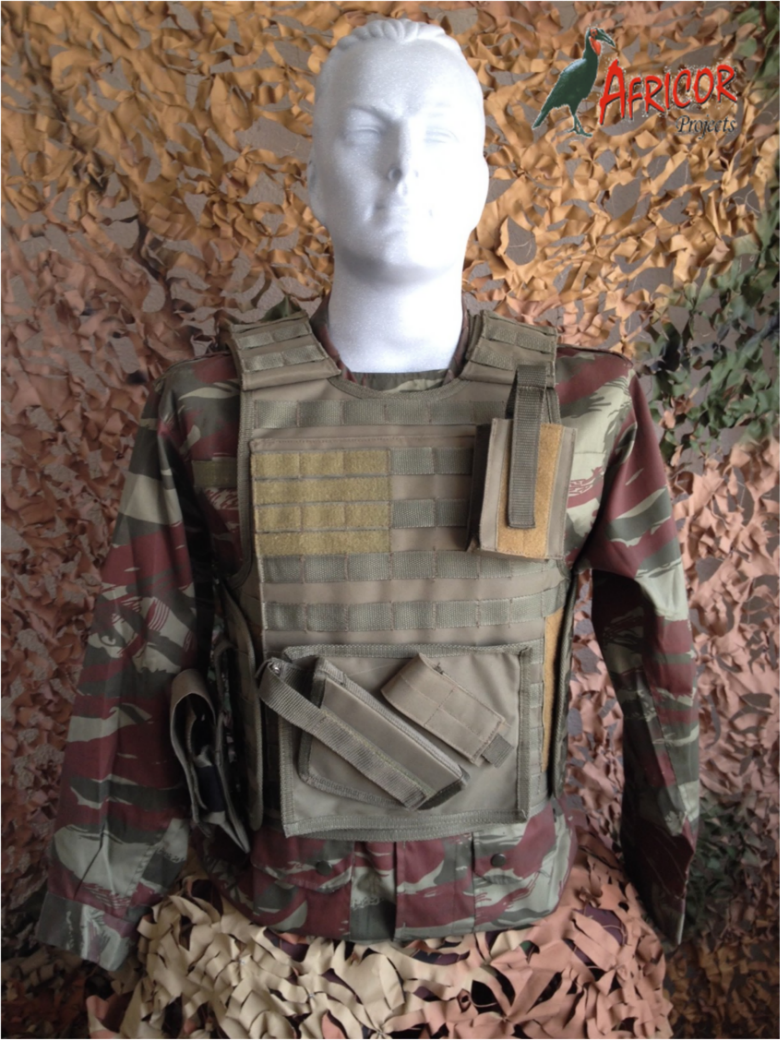 Ballistic Africor military security uniform manufacture factory
